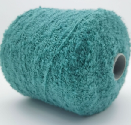 涤纶圈圈纱手工编织DIY玩偶腈纶曲曲粗毛线团牛奶棉